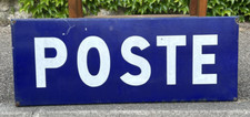 Plaque émaillée ancienne Poste