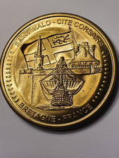 MEDAILLE COLLECTION EUROPEENNE -  SAINT MALO - CITE CORSAIRE - BRETAGNE- FRANCE