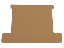 Matelassé Cuir artificiel BEIGE FONCÉ Tapis coffre pour Chevrolet Corvette C6 20