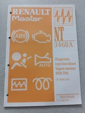 Rta Revue Manuel Technique Renault Master Injection Diesel Sagem S9W700 S9W 700