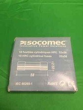 SOCOMEC 10 FUSIBLES CYLINDRIQUES HPC  22X58 10 UNITS 60320083