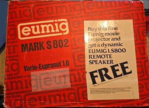 Rare new box eumig - rare,