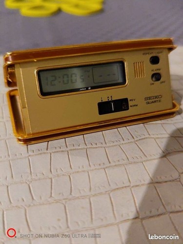 Radio réveil voyage seiko - réveil,