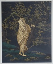 Lithographie originale 19e