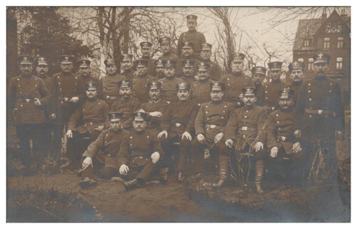 Xx1975 soldiers with tschako - with,