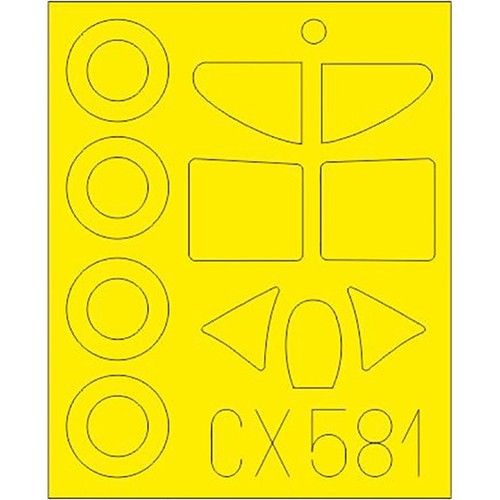 Eduard cx581 mask - cx581, dewoitine