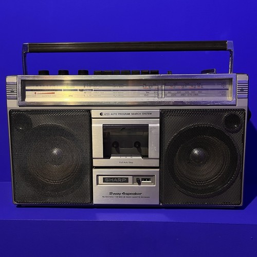 Sharp 6060hd radio - sharp, radio-cassette