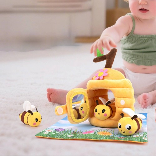 Ruche abeille peluche - abeille, tissu