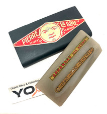 LOT pierre à affuter LA LUNE & ARKENSAS Couteau Ancien  pietra per affilare knif