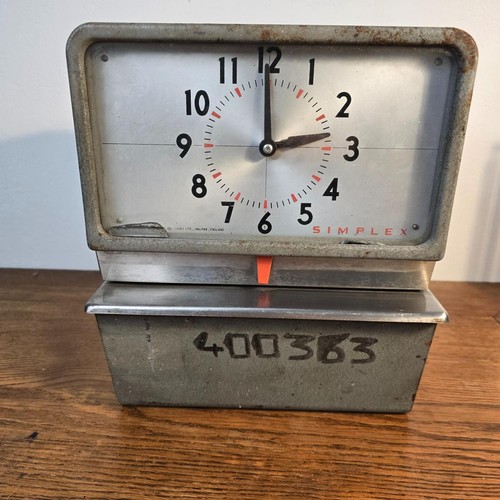 Ancienne pointeuse simplex - ancienne,