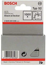 Agrafe À Fil Plat De Type 52 12,3 X 1,25 X 14 Mm 1000 Pièces