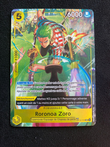 Roronoa zoro op12 - tr, nm