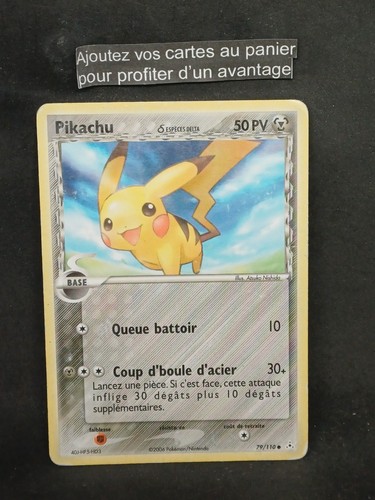 Carte pikachu 110 ex - carte,