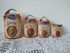 Série de 4 Pots de Cuisine