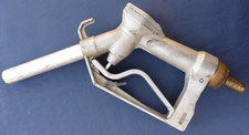 Ancienne Poignée PISTOLET POMPE A ESSENCE COGETIL Aluminium Décoration garage
