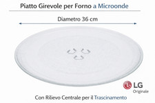Plat verre rotatif 36 cm - 36,