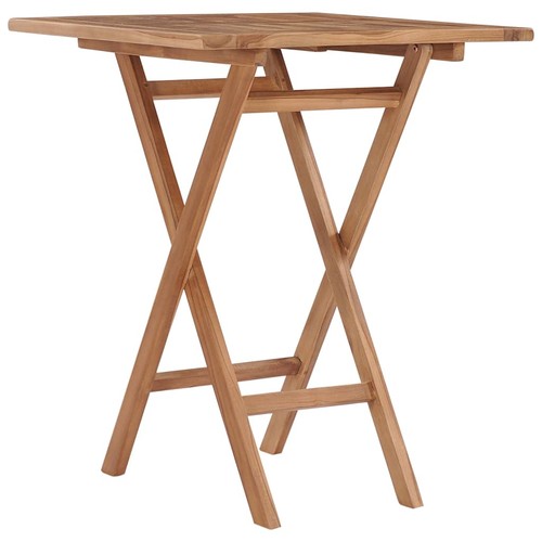Bois teck solide table - bois,