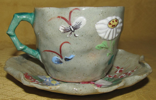 Ancienne tasse poterie à - ancienne, en