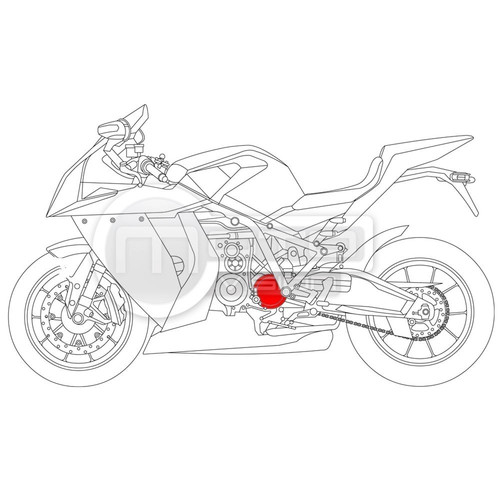 Cache pignon carbone - , ktm