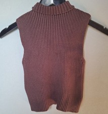 Col roulé Zara marron 36
