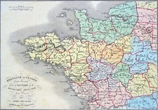 GUERRE de VENDÉE - CARTE