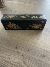 ancienne boite distributeur à cigarette en laque de chine XIX siècle