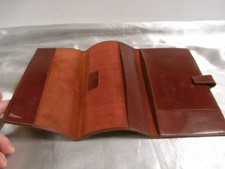 🇫🇷 SAC PORTEFEUILLE INNOVATION PORTE CARTE MONNAIE EN CUIR BORDEAUX