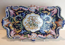 Rare Ancien Grand Plat En