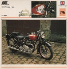 Fiche Moto ARIEL 1939 GRANDE