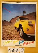 CITROEN DYANE 6, MEHARI/ 4x4, 2CV6 Prospectus Fr 20 pages 9/1979 MY 1980