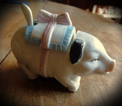 Moutardier ancien cochon
