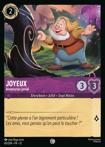 Lorcana joyeux aventurier - lorcana,