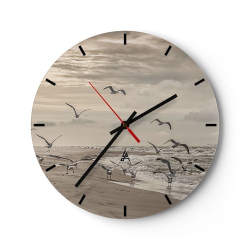 Horloge murale verre - horloge,