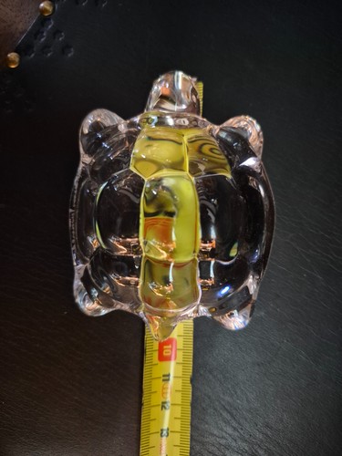 Figurine tortue cristal daum - tortue,