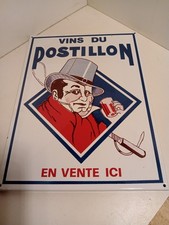 Plaque tole emaillee publicite