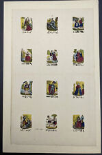 Estampe-charade. 12 bois