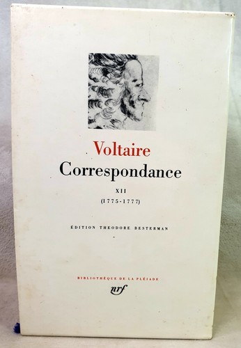 Livre pléiade 1988 voltaire - livre,