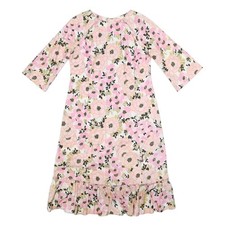 Robe Tissée À Manches 3/4