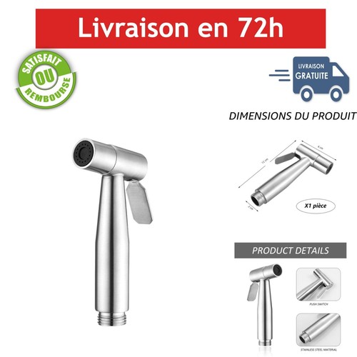 Douchette main bidet acier - à,