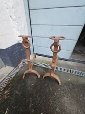 chenet cheminée tête de