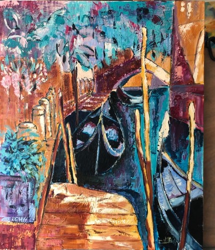 Tableau original peint - , à
