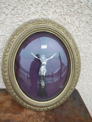 Voto globe verre crucifix - globe,