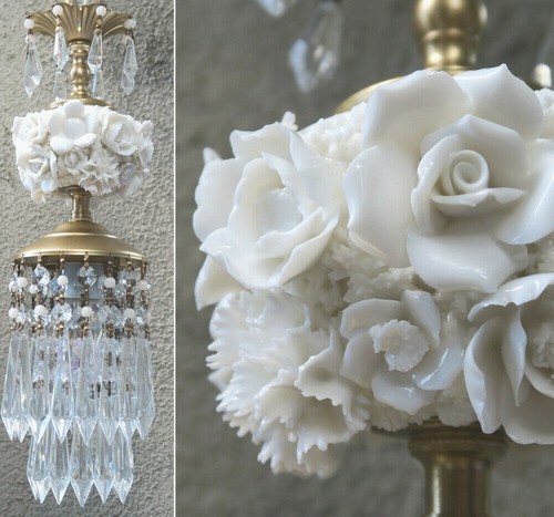 Chandelier swag porcelain - swag,