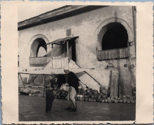 Yougoslavie (Kosovo), Peć, Marchand de fruits, Tirage vintage, ca.1930 Yougoslav