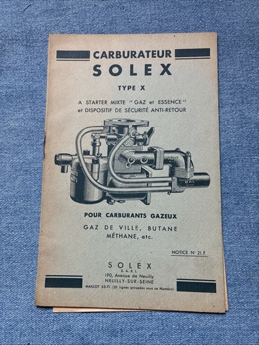 Notice technique carburateur - technique,