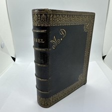 Missel Romain ancien 1890 – Mame & Fils Tours – cuir noir or édition luxe Missal