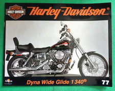 FASICULE HARLEY DAVIDSON ALTAYA N° 77:" dyna wide glide 1340 "  tbe