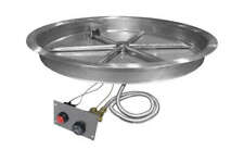 Firegear Spark Ignition Gas Fire Pit Burner Kit with Flame Sensing, Round Bowl P
