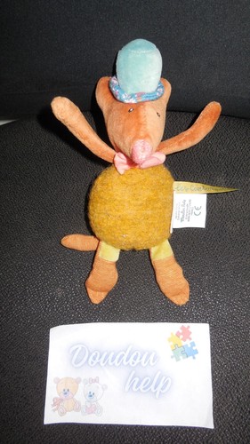 Doudou peluche renard marron - doudou,