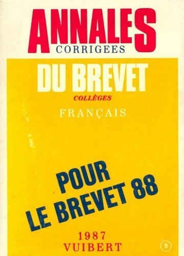 Annales corrigées brevet - annales,